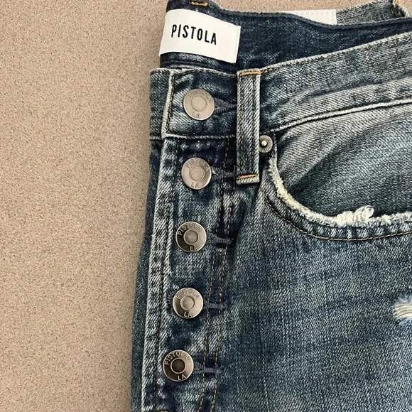 Pistola Charlie High Rise Straight Leg Jean - Picture 5 of 7